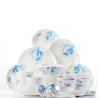 男女艹逼啊啊啊好好好好爽48头聆听花开骨瓷礼品餐具套装
